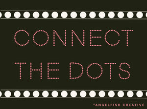 Dottie Brush for Procreate | Circle Polka Dot, Dotted Line Border Brush, connect the dots artwork