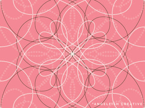 Dottie Brush for Procreate | Circle Polka Dot, Dotted Line Border Brush, dotted line mandala