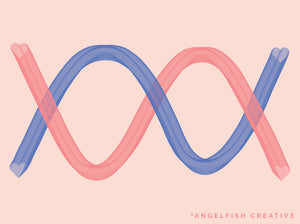 Hollow Brush Set for Procreate | Set of 7 - 3D Tube Lettering Brushes, infinity tube