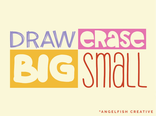 Mega Monoline Brush, procreate ipad, rounded large monoline single brush, draw erase big small hand lettering
