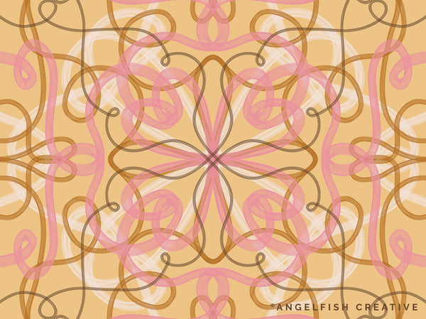 Slinky Brush Set, ipad procreate, mandala spiral brushes, mandala pattern
