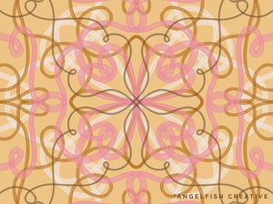 Slinky Brush Set, ipad procreate, mandala spiral brushes, mandala pattern