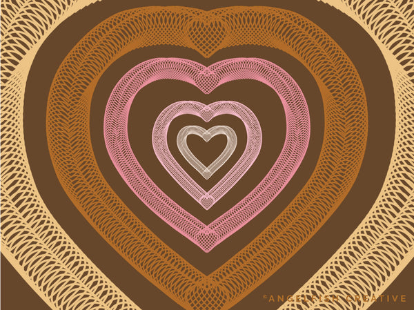 Slinky Brush Set, ipad procreate, mandala spiral brushes, heart pattern