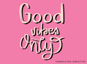 Streaky Brush for Procreate | Grunge Texture Streaks Calligraphy Lettering Brush, good vibes only hand lettering